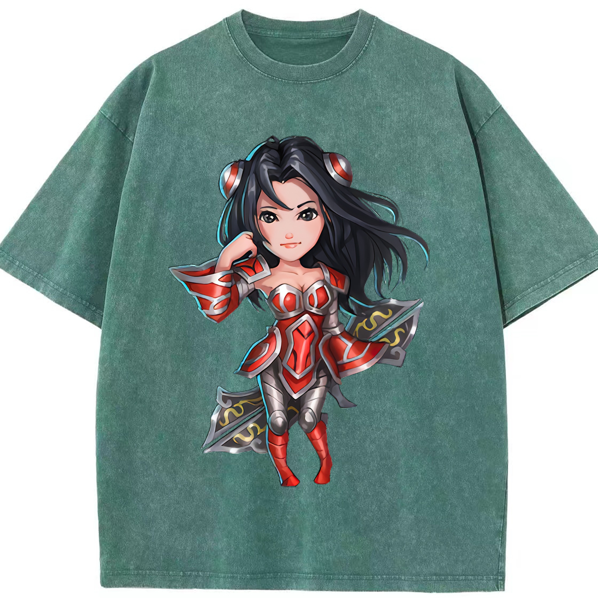 （画像用） リーグ・オブ・レジェンド League of Legends LOL 綿100% ヴィンテージ風 半袖Tシャツ（フロントプリント）